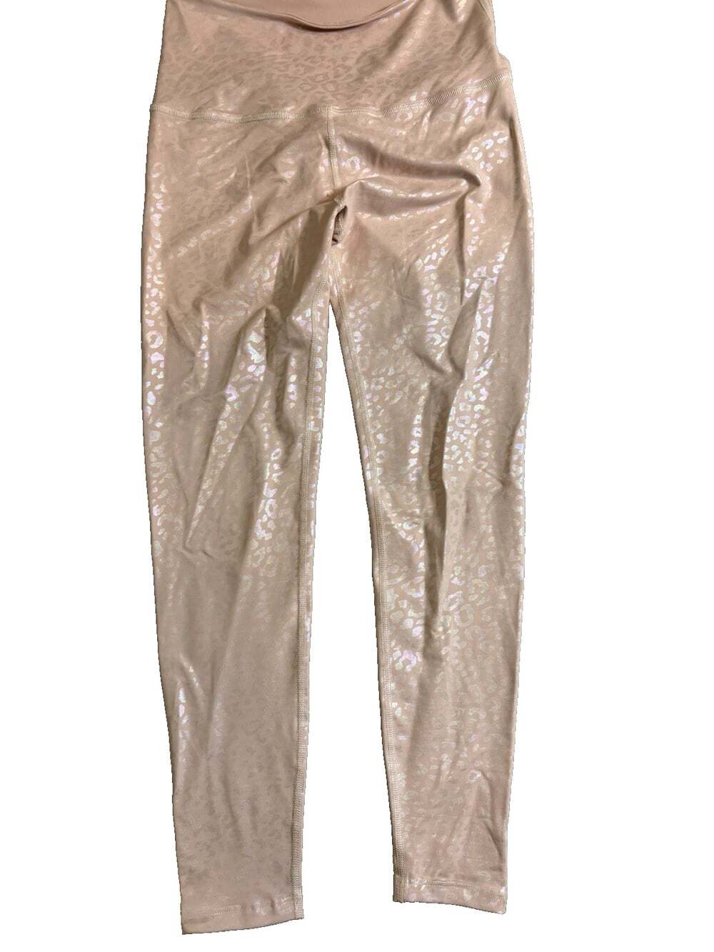 Beyond Yoga Women's Medium M Legging Pink Leopard USA Activewear EUC